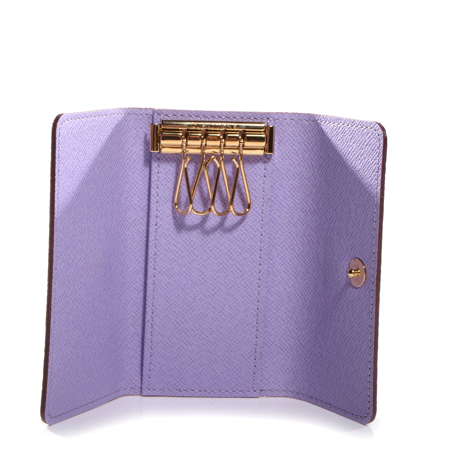 Louis Vuitton Monogram Multicolor Multicles 4 Key Holder Black Violet 6 of 8