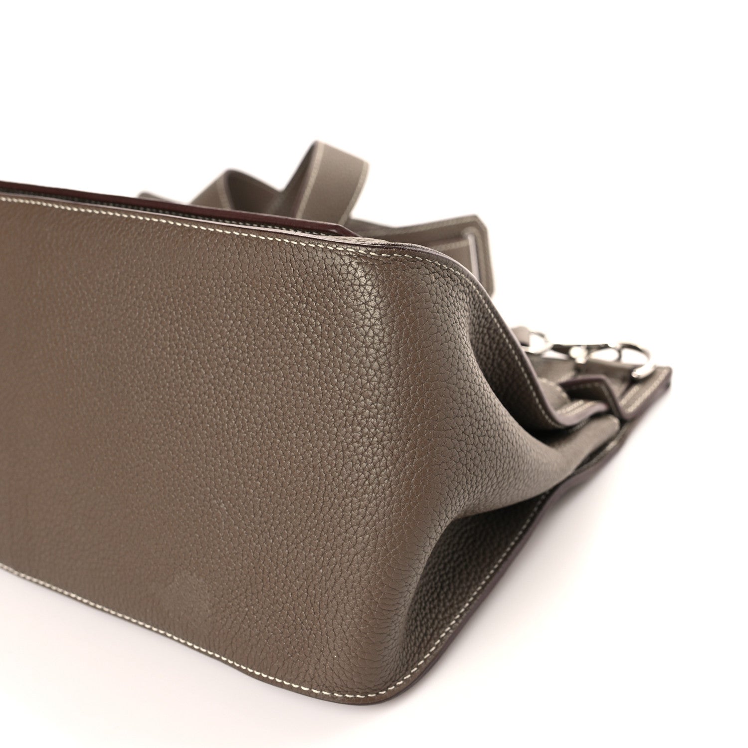 Hermes Taurillon Clemence Jypsiere 34 Etoupe 9 of 9