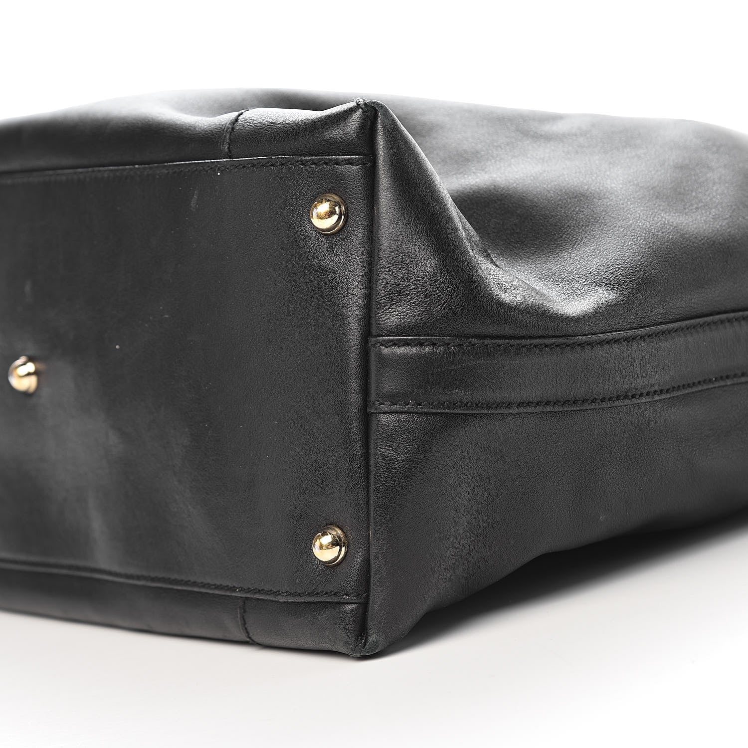 Gucci Calfskin Creole Large Tote Black 12 of 14