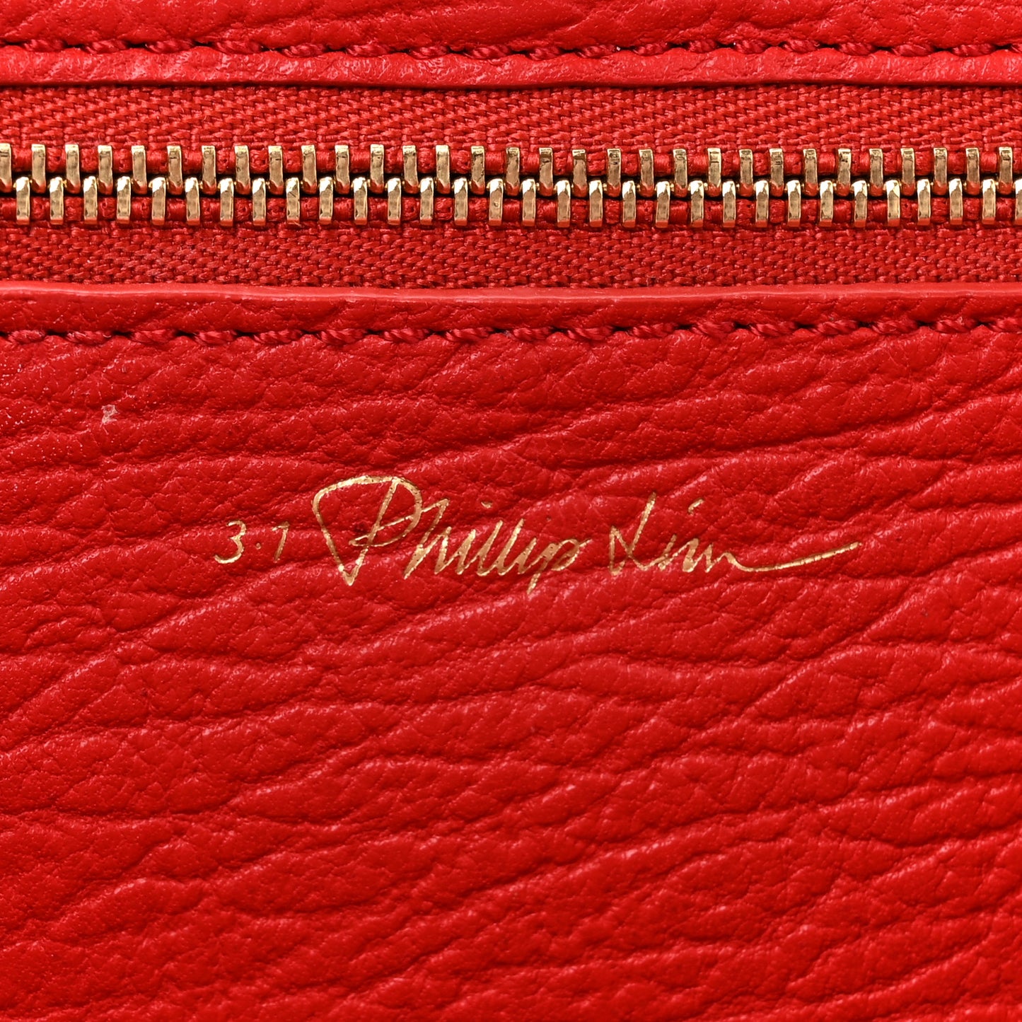 Textured Calfskin Mini Pashli Satchel Red