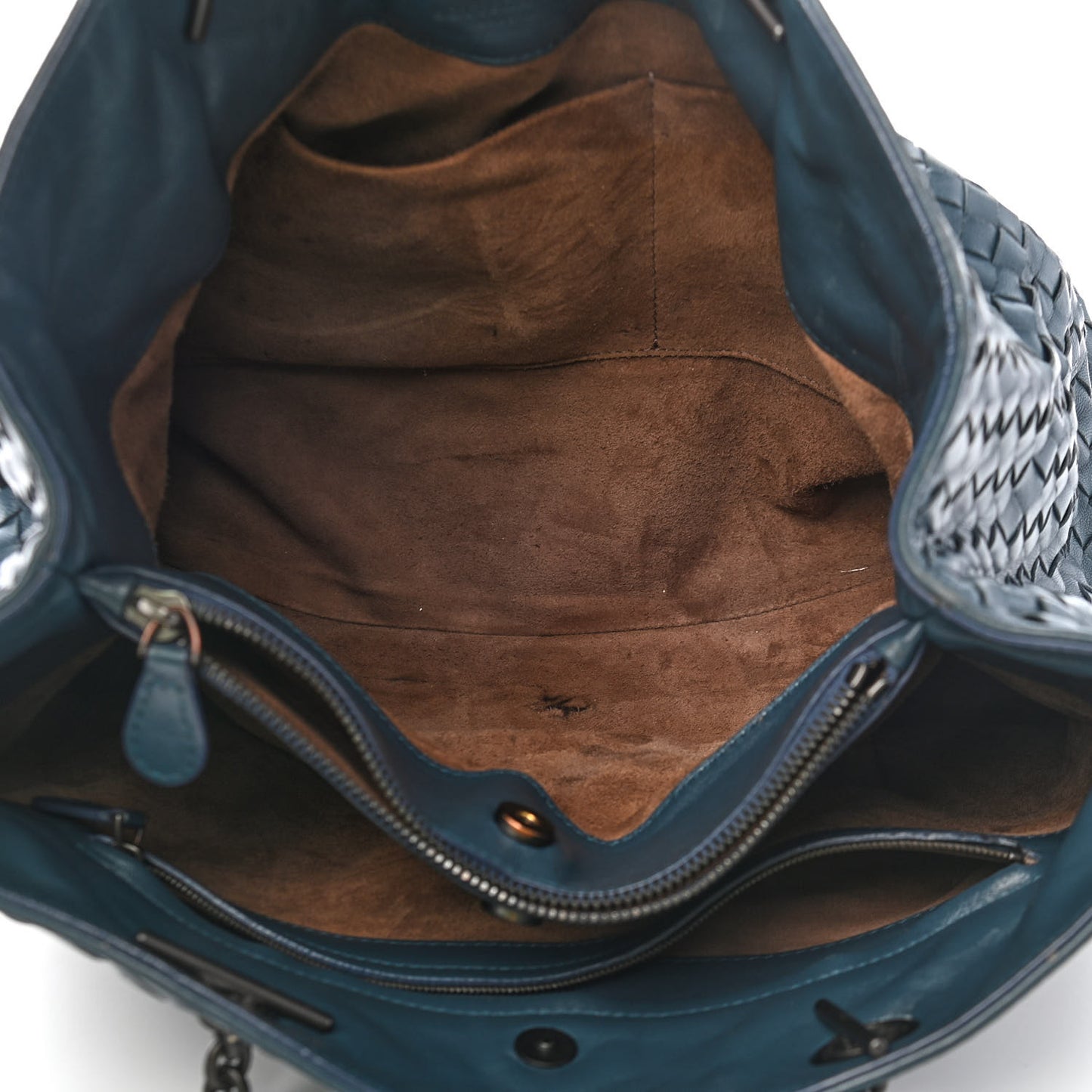 Nappa Intrecciato Medium Tote Denim