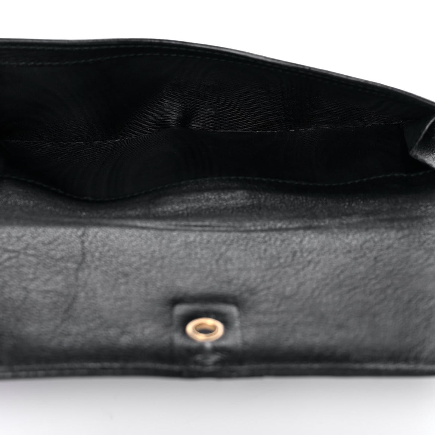 Calfskin Skull Continental Wallet Black