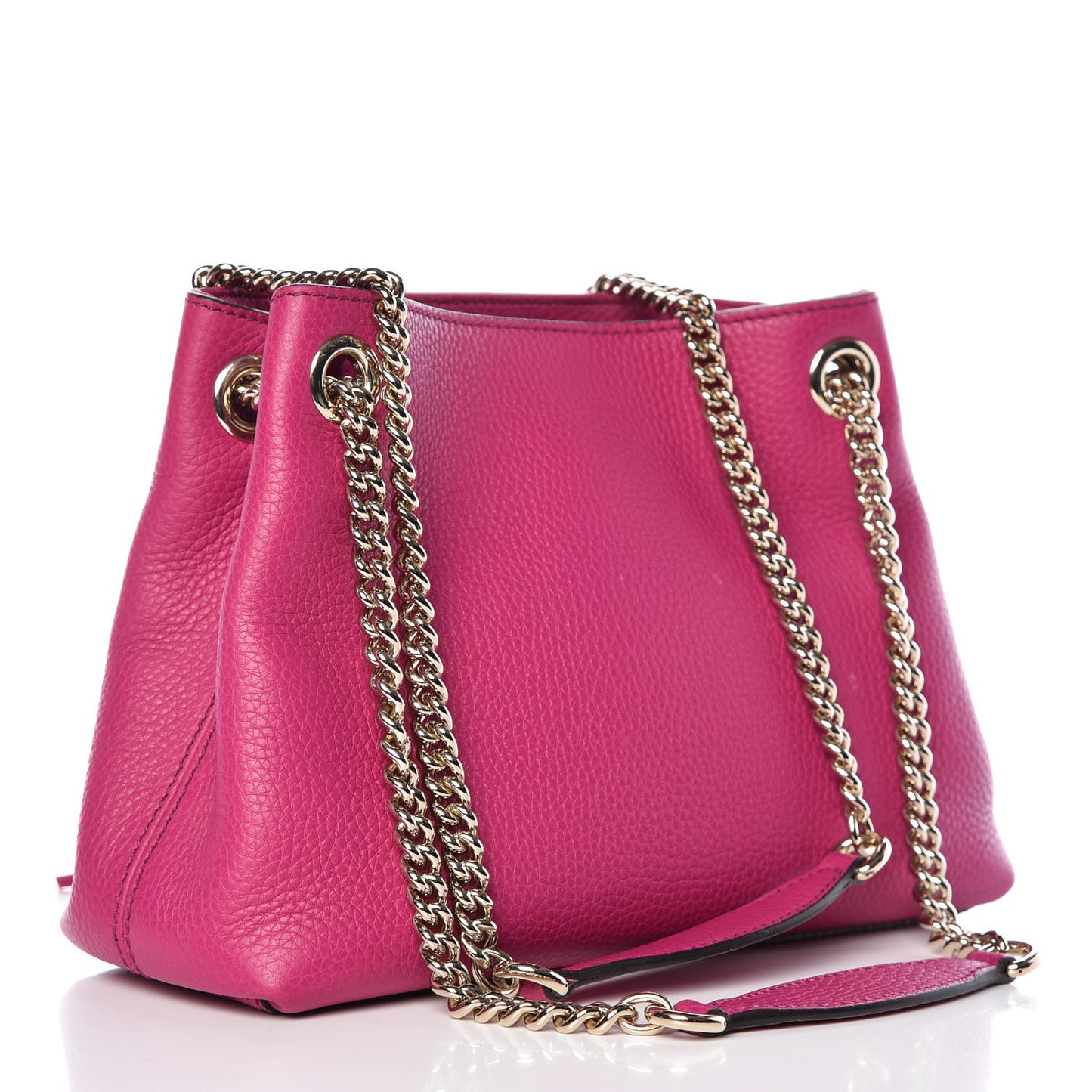 Cellarius Calfskin Small Soho Chain Shoulder Bag Bright Bouganville