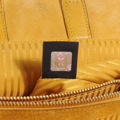 Fendi Vitello Elite Regular 2Jours Tote Yellow Chantilly 9 of 11