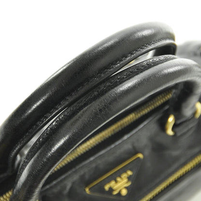 Prada Vitello Shine Tote Nero Black 6 of 10