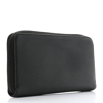 Chanel Caviar Large Timeless CC Zip Around Wallet Black 3 of 9