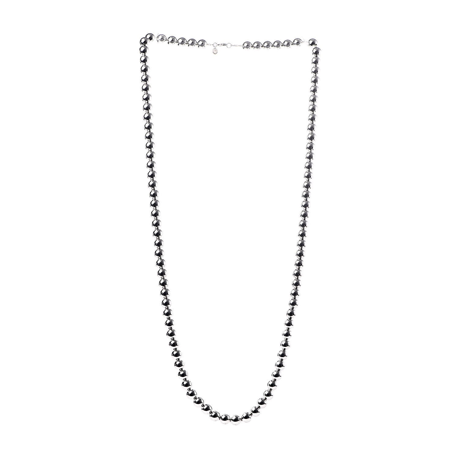 Tiffany Sterling Silver 10mm HardWear Ball Necklace 36" 3 of 4