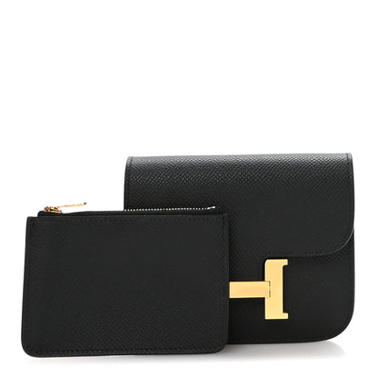 Hermes Epsom Constance Slim Wallet Black 3 of 9