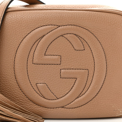 Gucci Pebbled Calfskin Small Soho Disco Bag Camelia 8 of 12