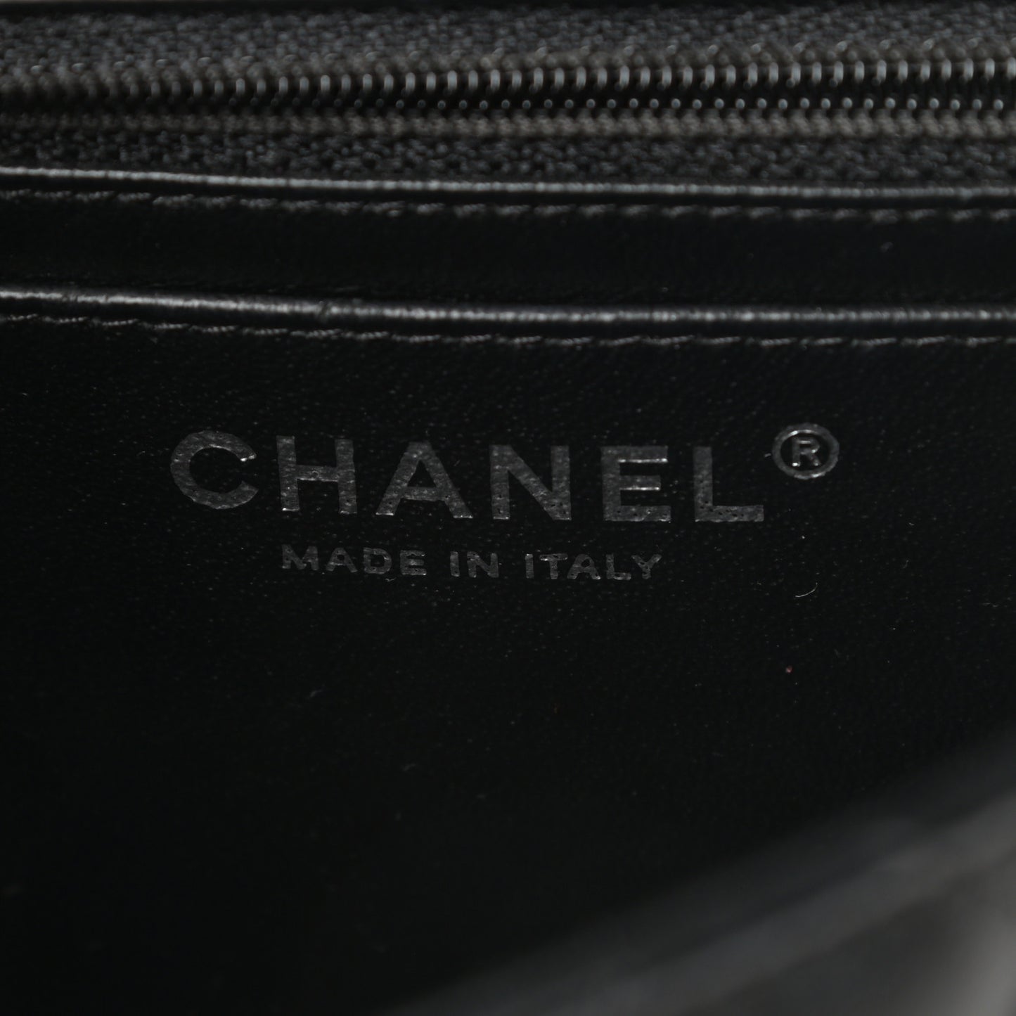 Lambskin Quilted Mini Square Flap Black