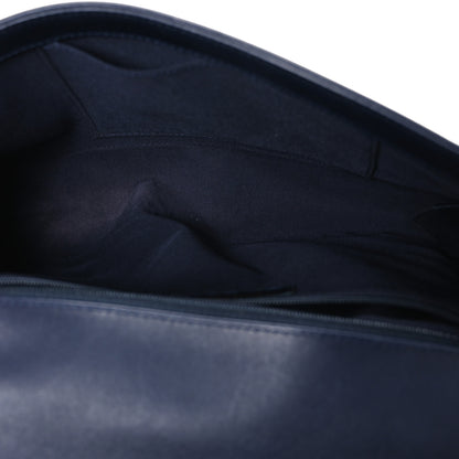 Chanel Lambskin Quilted New Medium Boy Flap Dark Navy Blue 5 of 11