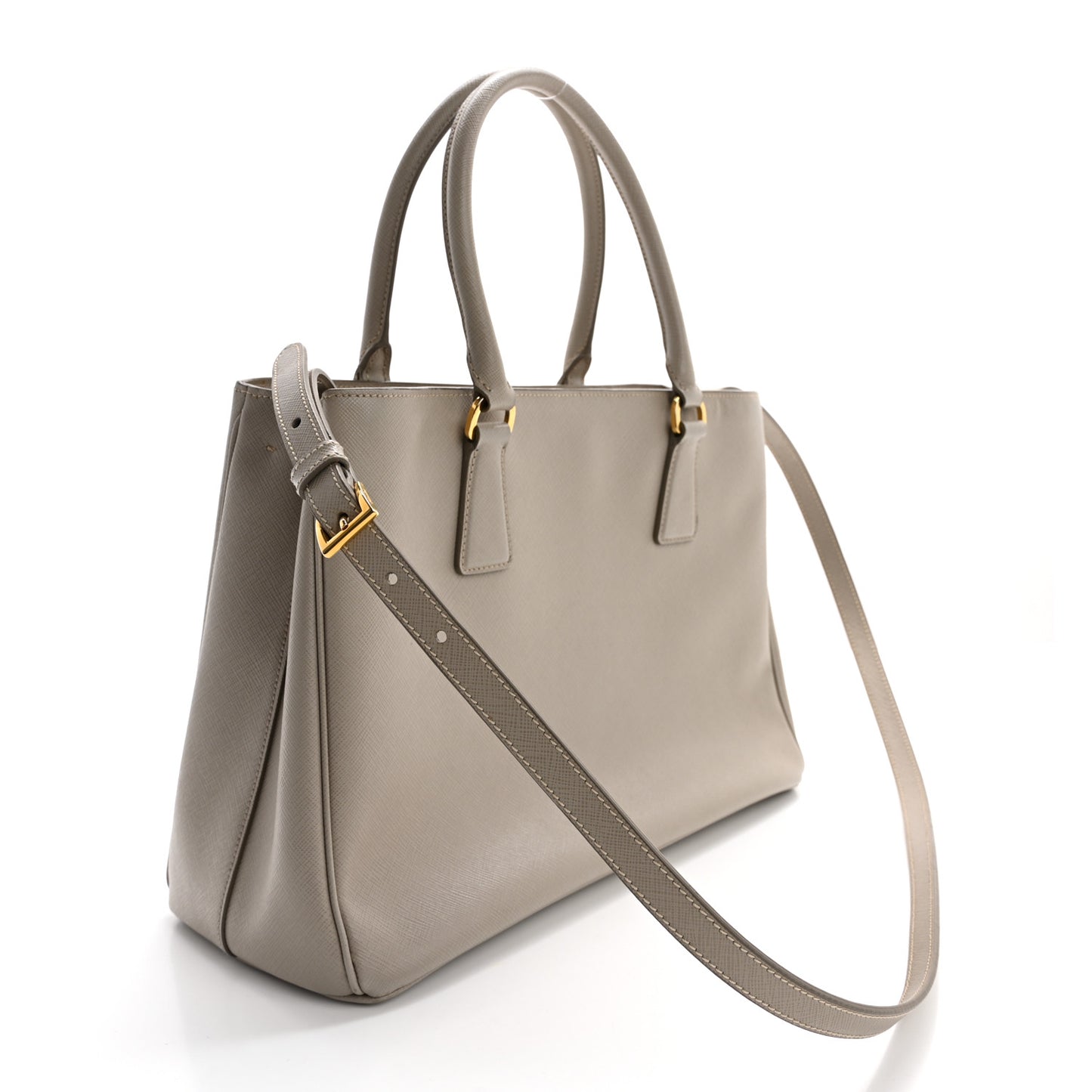 Saffiano Lux Medium Tote Pomice