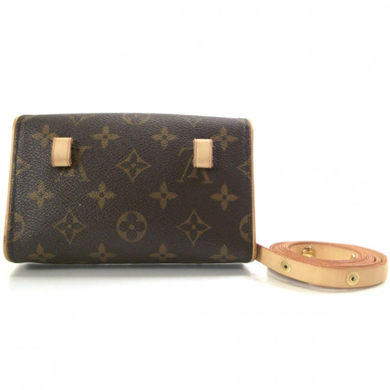 Louis Vuitton Monogram Pochette Florentine w Belt Strap 2 of 8