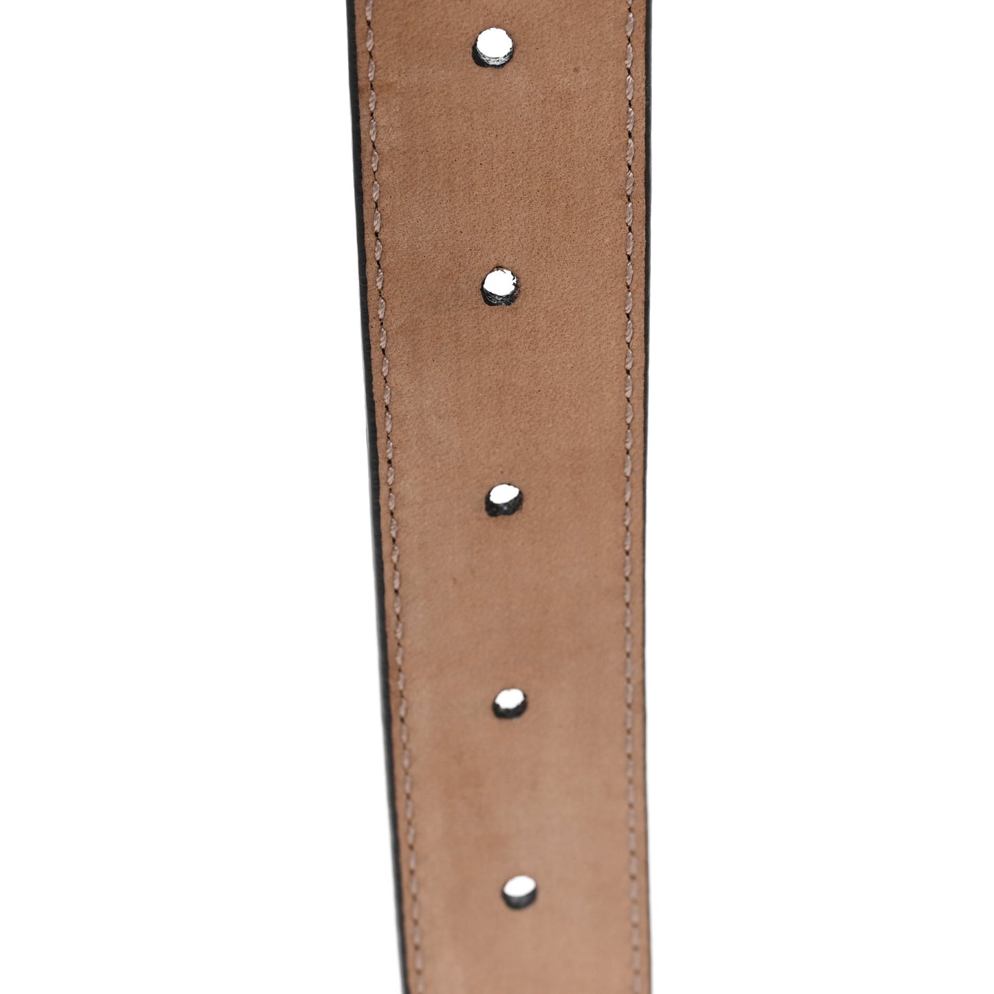 Calfskin Crystal Interlocking G Belt 80 32 Black