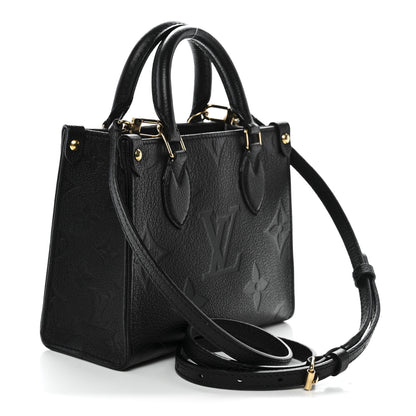 Louis Vuitton Empreinte Monogram Giant Onthego BB Black 2 of 9