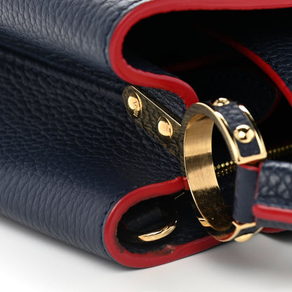 Louis Vuitton Taurillon Capucines BB Marine Rouge 10 of 12