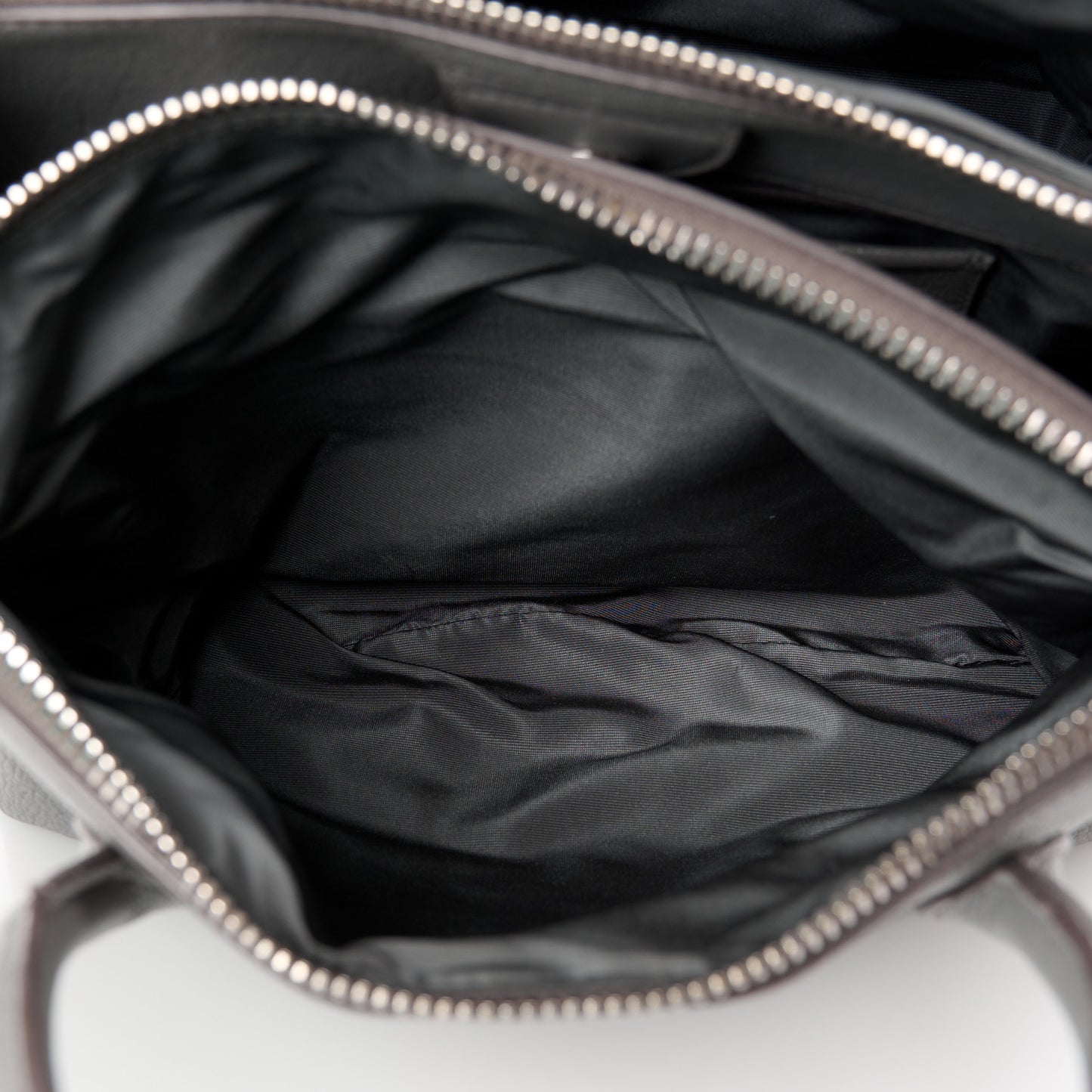 Goatskin Madras Top Handle Double Zip Tote Marmo