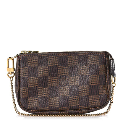 Louis Vuitton Damier Ebene Mini Pochette Accessories 1 of 9