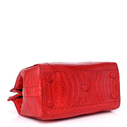 Nancy Gonzalez Crocodile Tote Red 3 of 13