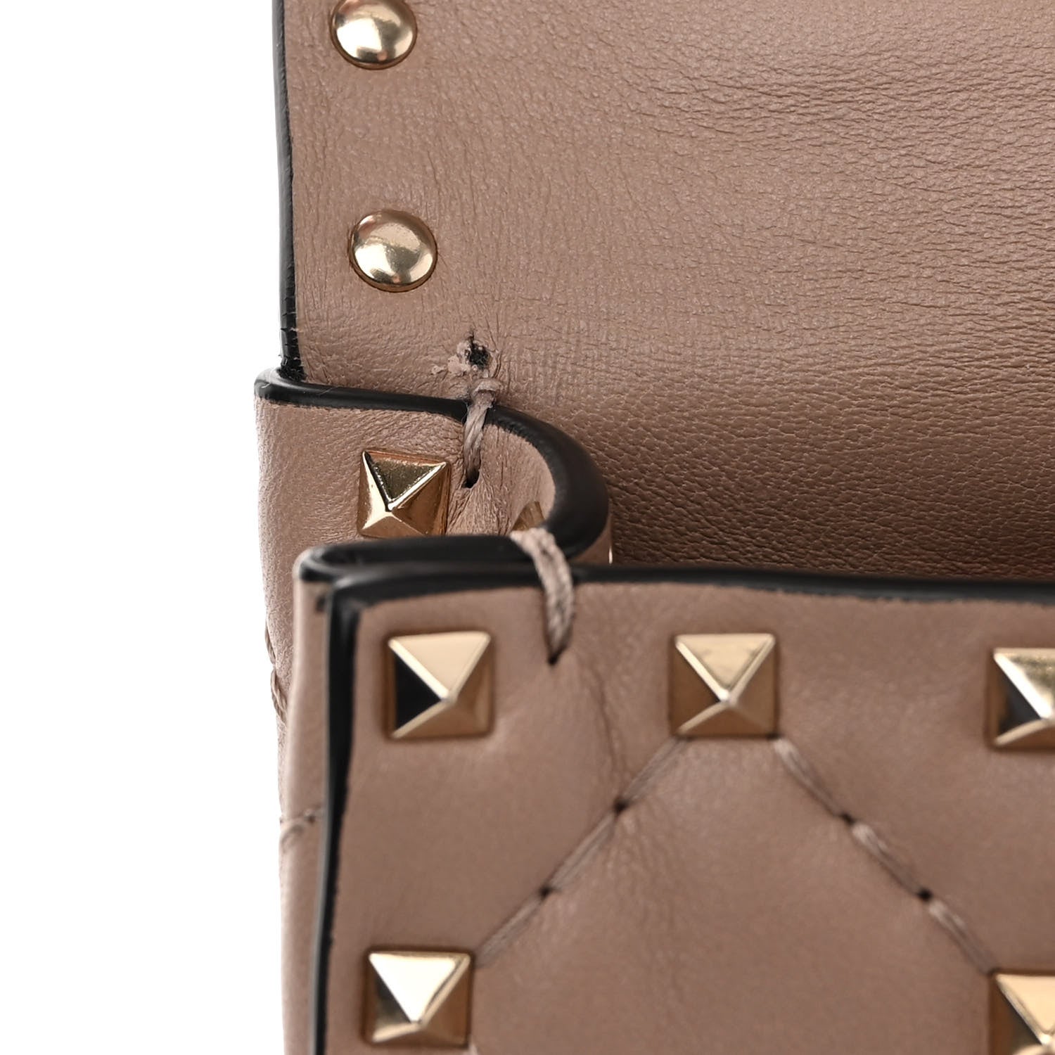Valentino Garavani Nappa Small Rockstud Spike Shoulder Bag Poudre 11 of 11