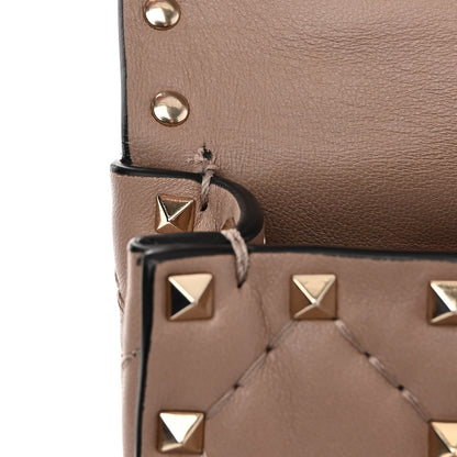 Valentino Garavani Nappa Small Rockstud Spike Shoulder Bag Poudre 11 of 11