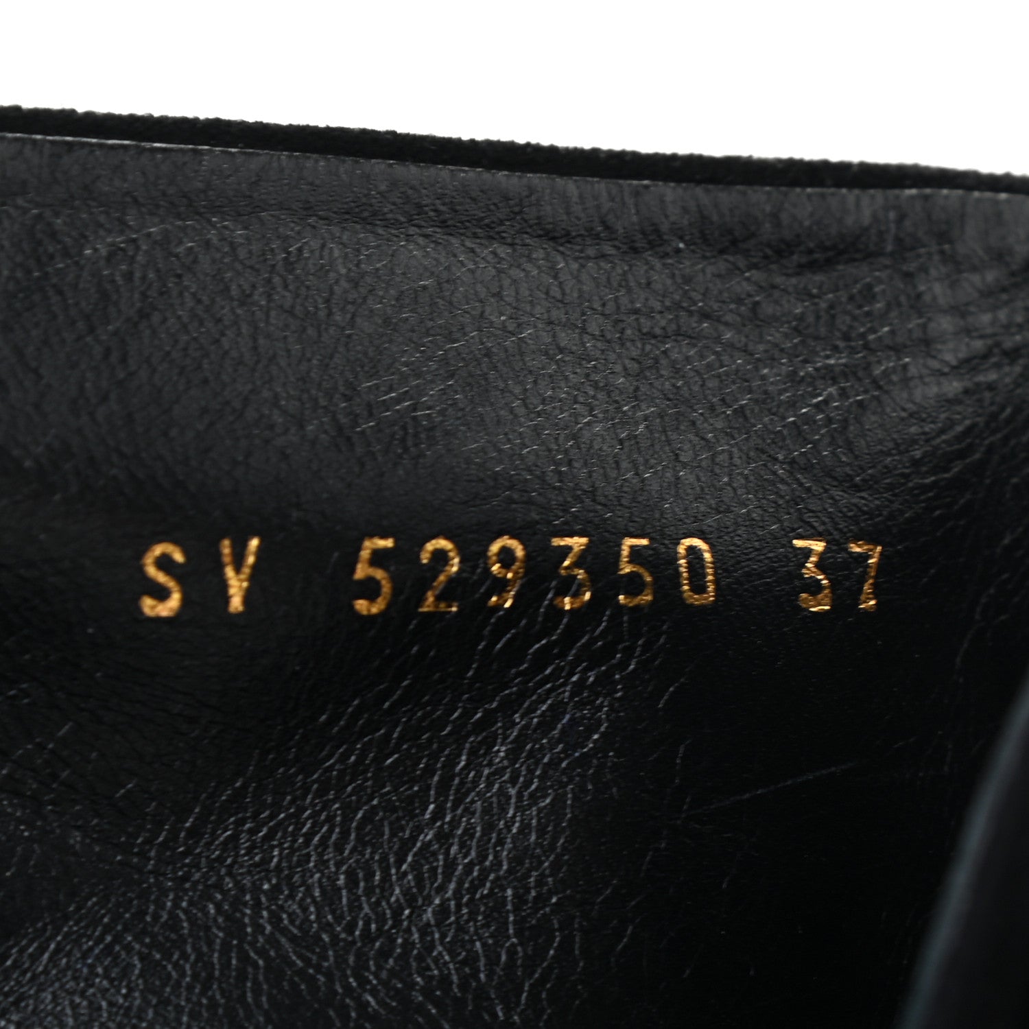 Saint Laurent Suede Loulou Ankle Zip Boot 37 Black 8 of 8
