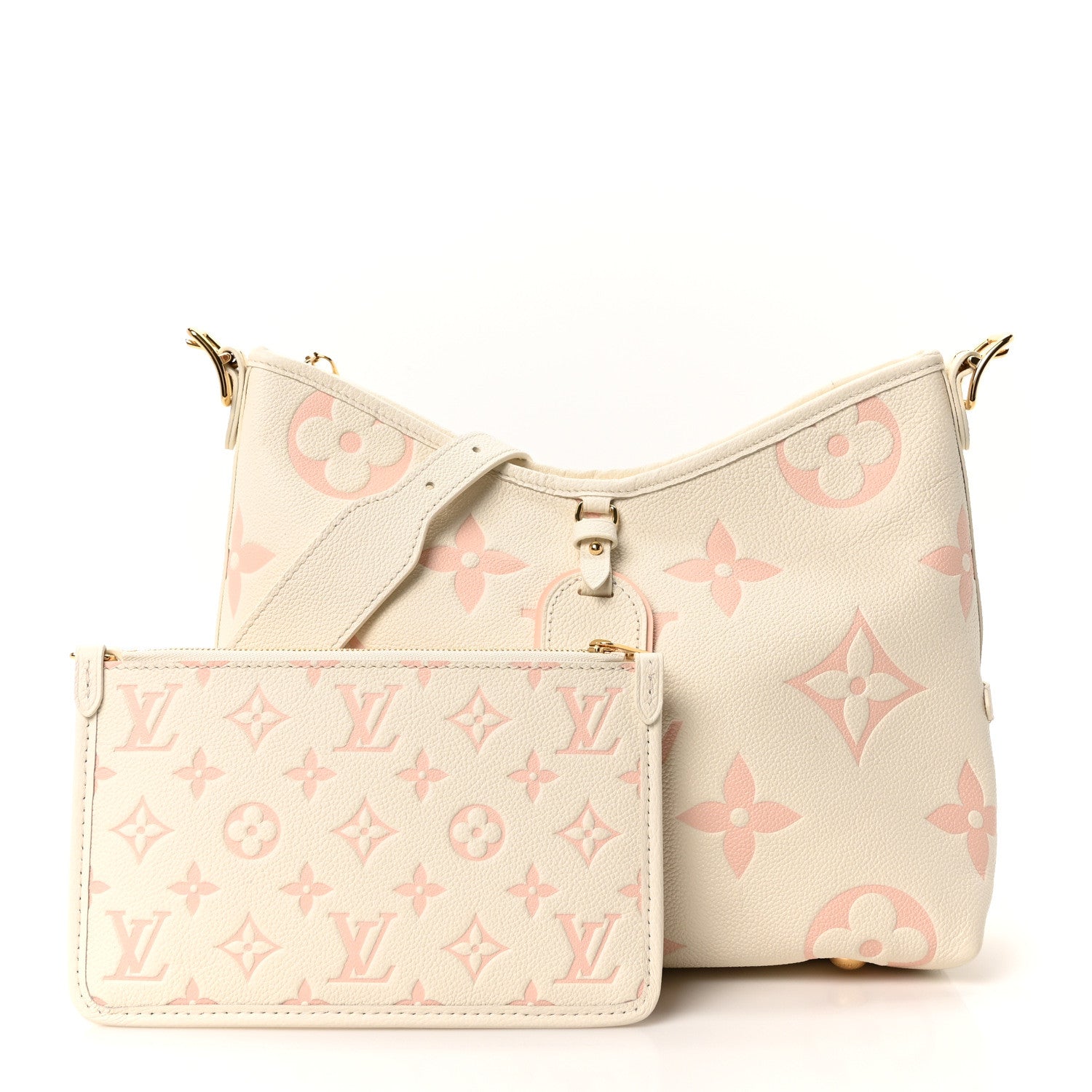 Louis Vuitton Empreinte Monogram Giant CarryAll PM Latte Chamallow 3 of 11