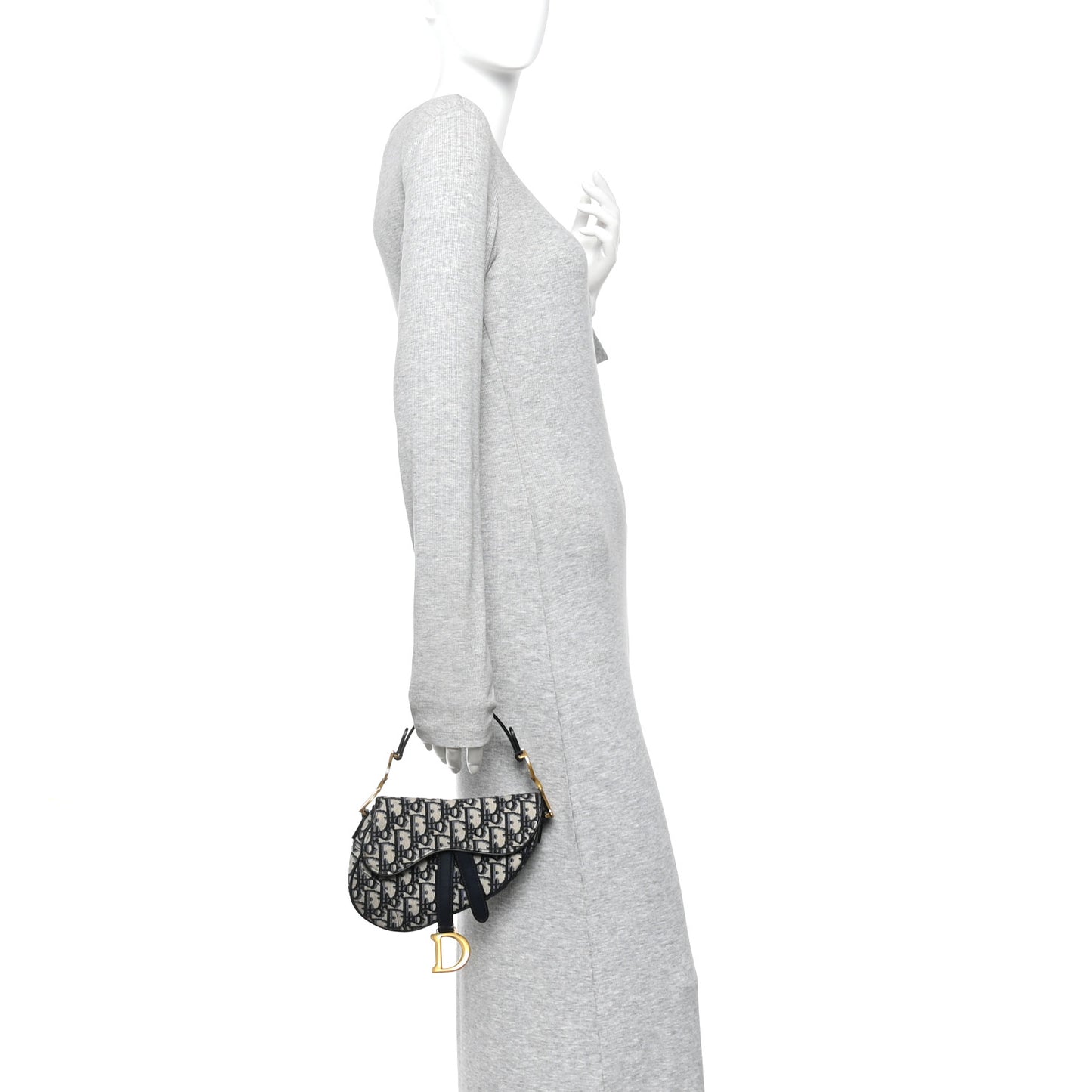 Oblique Mini Saddle Bag Blue