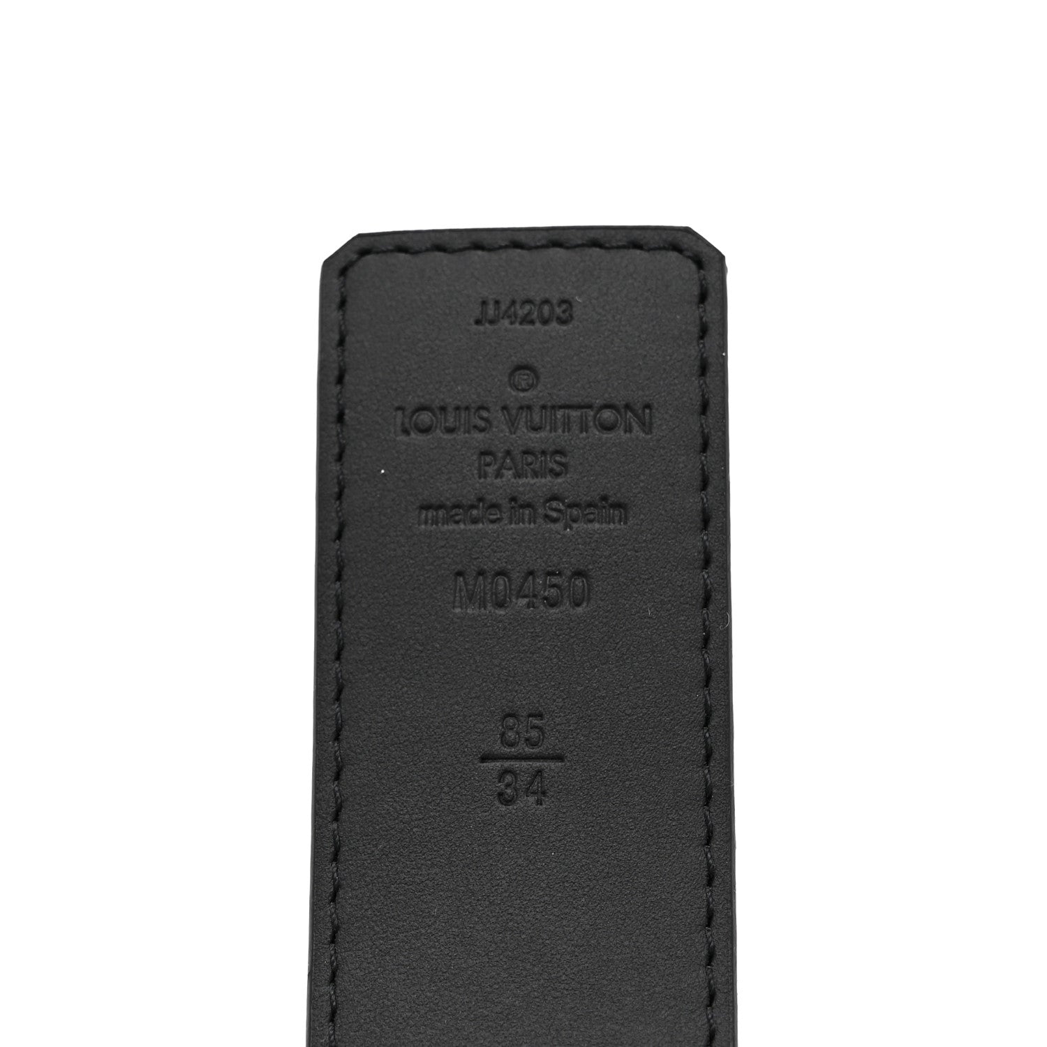 Louis Vuitton Calfskin Monogram Eclipse 35mm LV Initiales Reversible Belt 85 34 4 of 5