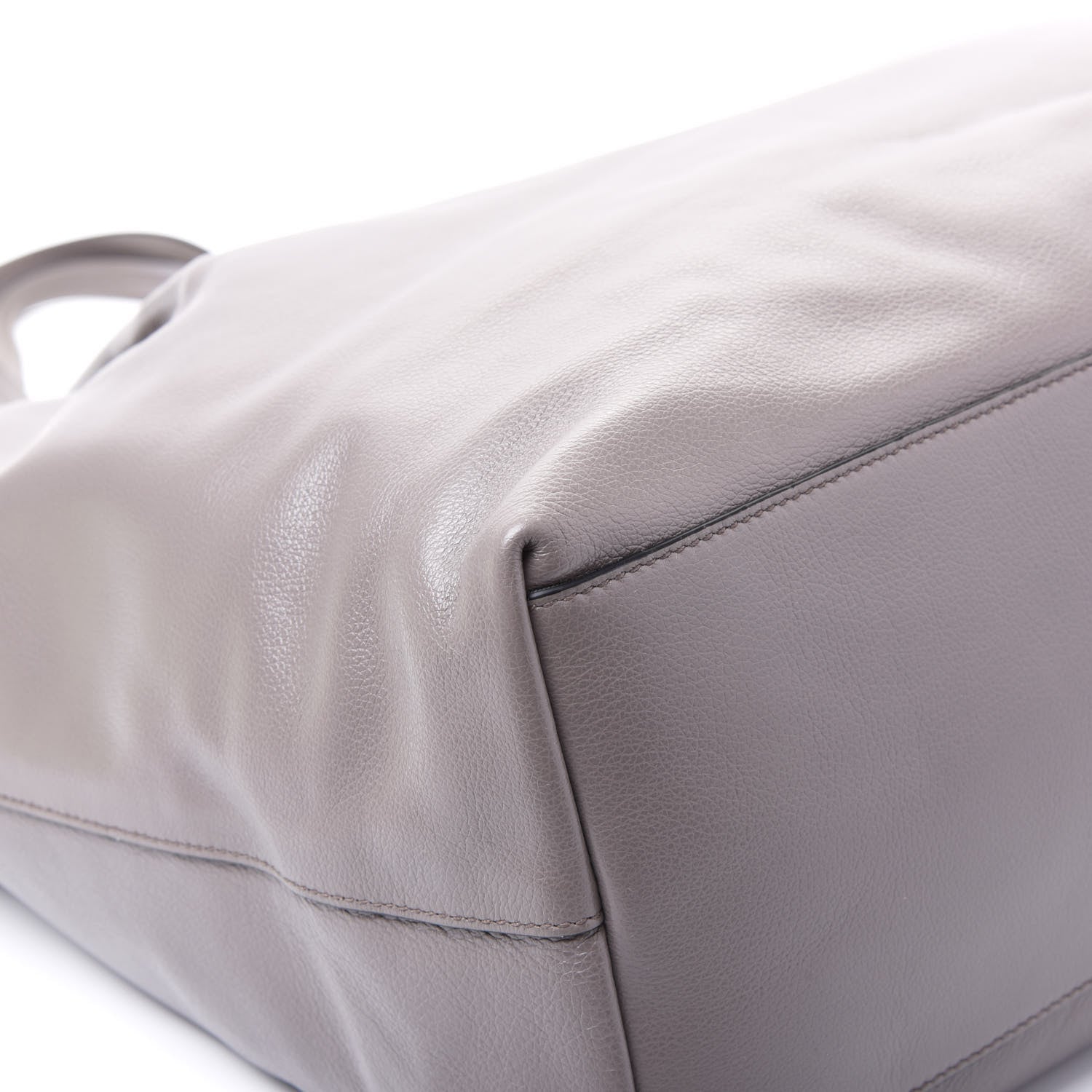 Prada Glace Calf Shopping Tote Argilla 5 of 10