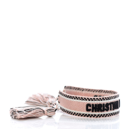 Christian Dior Woven Cotton J'Adior Friendship Bracelet Pink 4 of 4