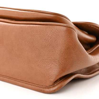 Saint Laurent Crinkled Calfskin Matelasse Monogram Medium Niki Chain Satchel Light Caramel 10 of 12