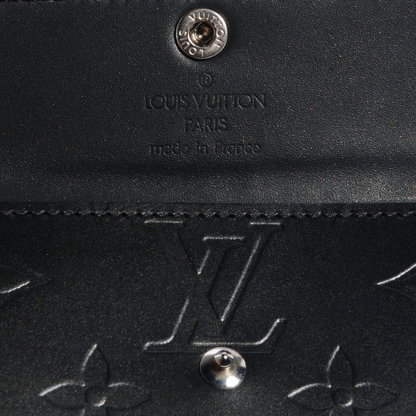 Mat Monogram Ludlow Wallet Black