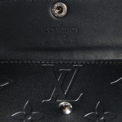 Louis Vuitton Mat Monogram Ludlow Wallet Black 6 of 9