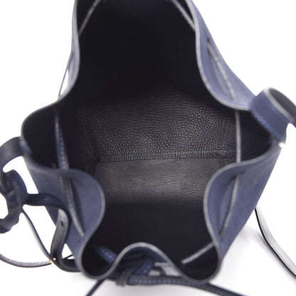 Mansur Gavriel Suede Bucket Bag Blu 5 of 10