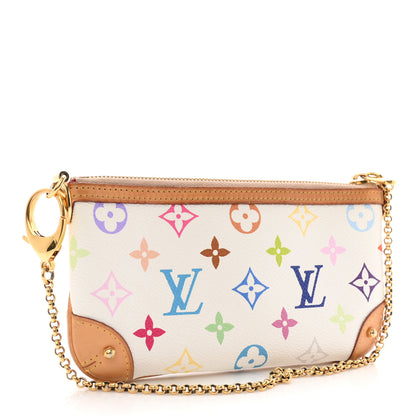 Louis Vuitton Monogram Multicolor Pochette Milla MM White 3 of 9