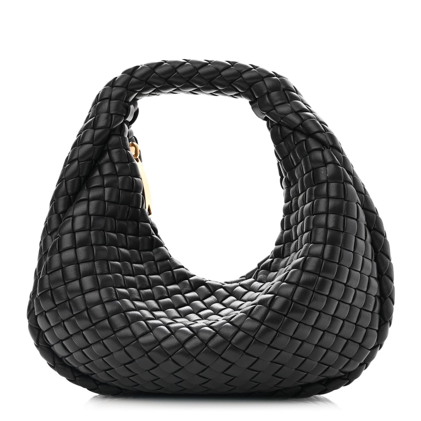 Lambskin Intrecciato Mini Padded Jodie Black