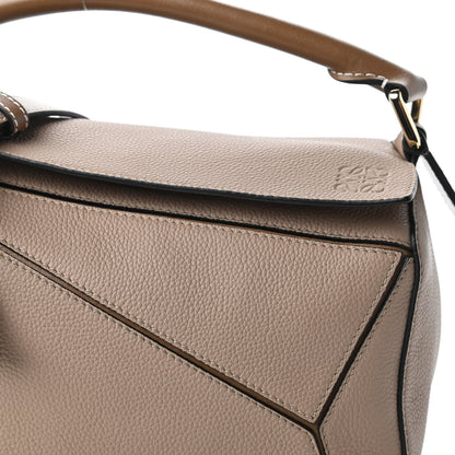 Loewe Grained Calfskin Small Puzzle Bag Sand Mink 9 of 9