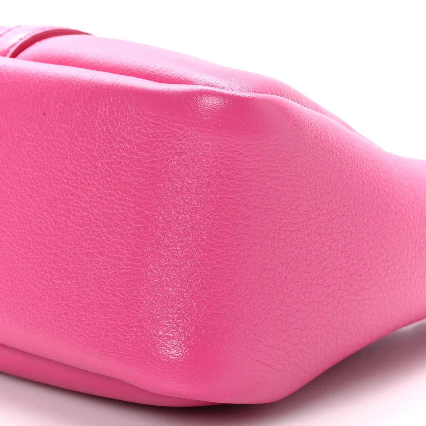 Grained Calfskin Mini G-Lock Hobo Neon Pink
