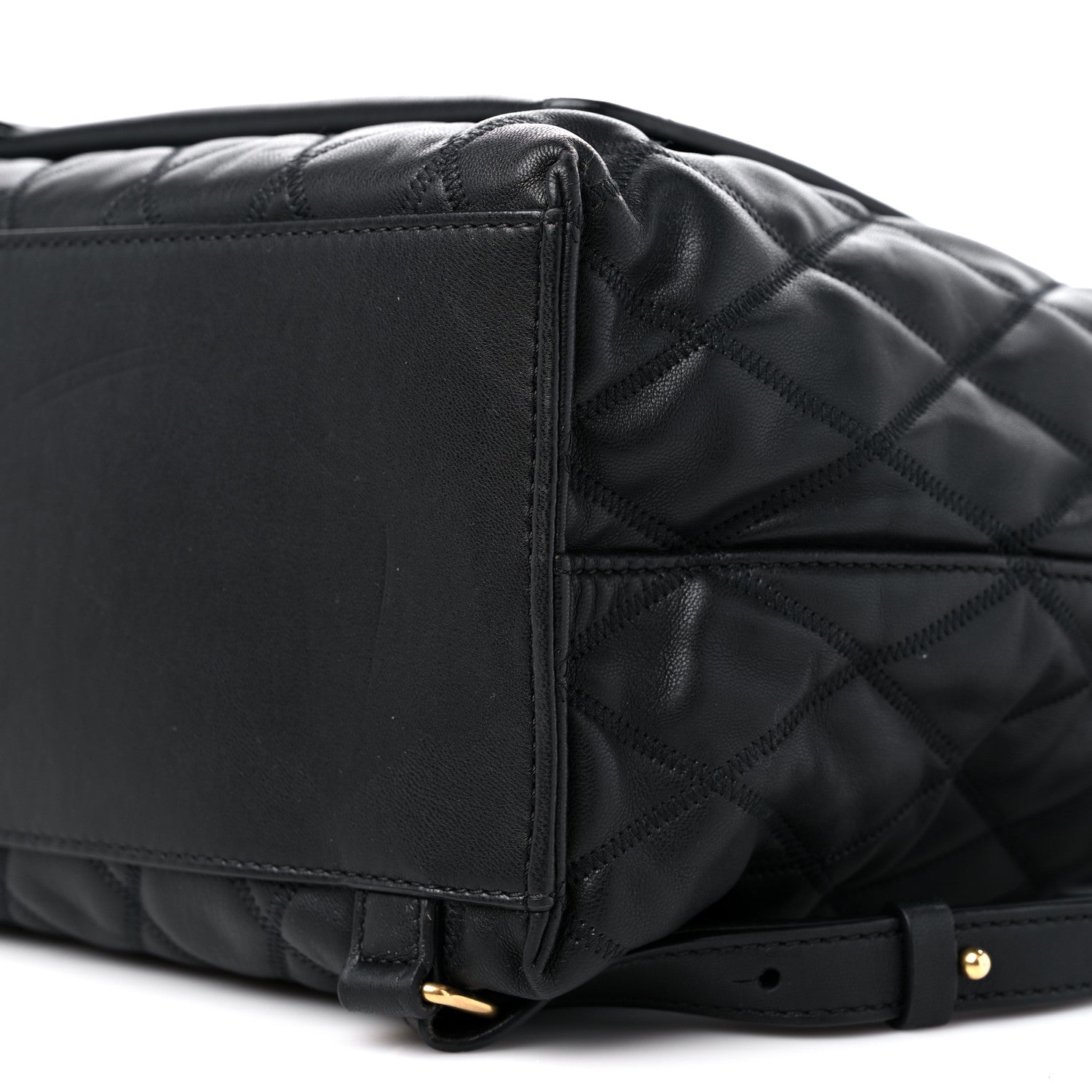 Givenchy Rubberized Canvas Quilted Duo Backpack Black 8 of 13
