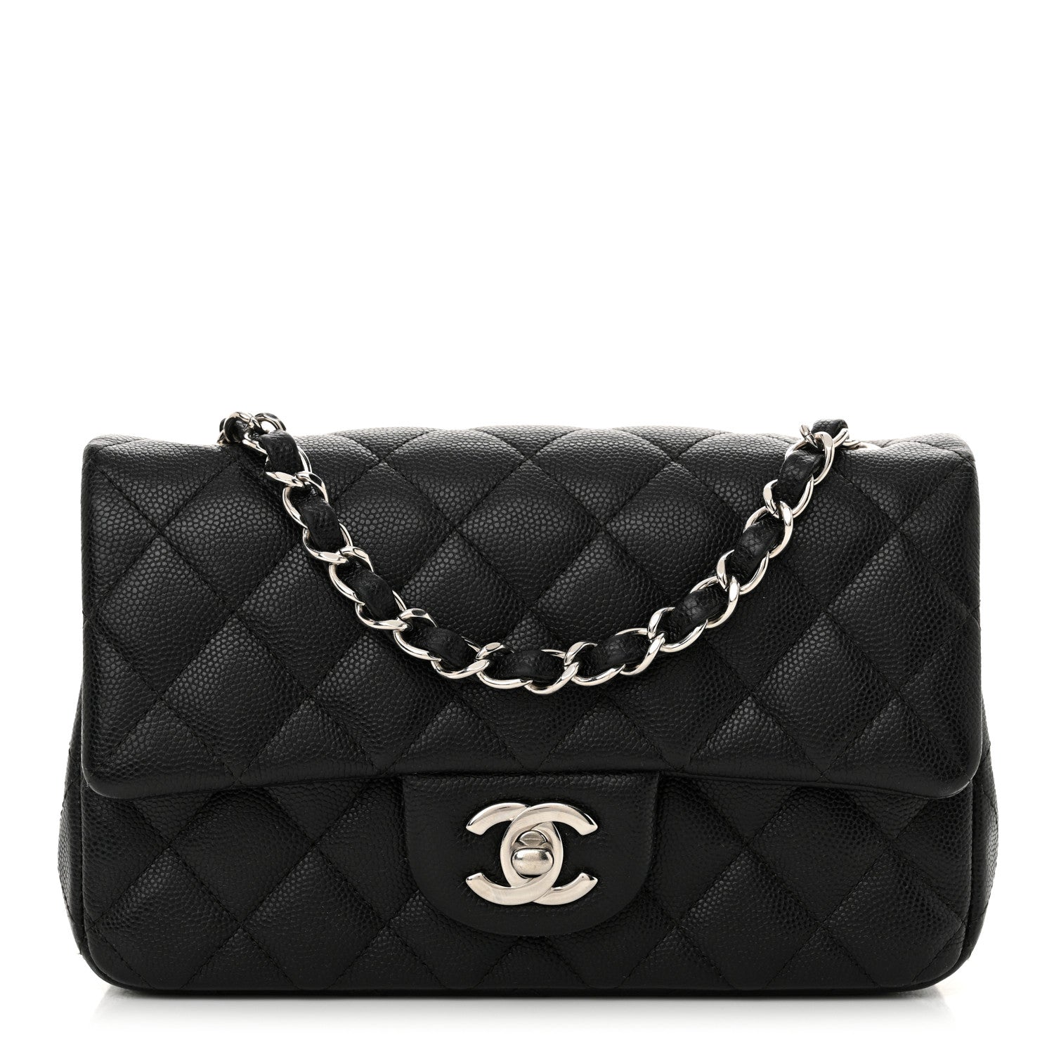 Chanel Caviar Quilted Mini Rectangular Flap Black 1 of 12