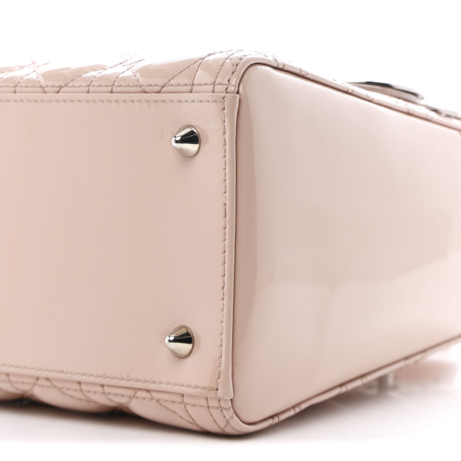 Christian Dior Patent Cannage Medium Lady Dior Rose Clair 19 of 35