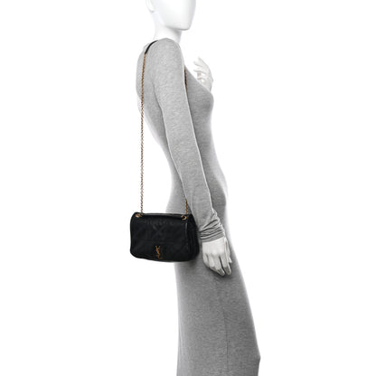 Saint Laurent Lambskin Matelasse Monogram Mini Jamie 4.3 Black 2 of 10