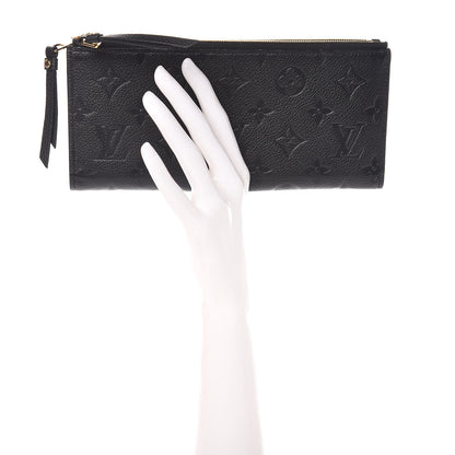 Louis Vuitton Empreinte Adele Wallet Black 2 of 10