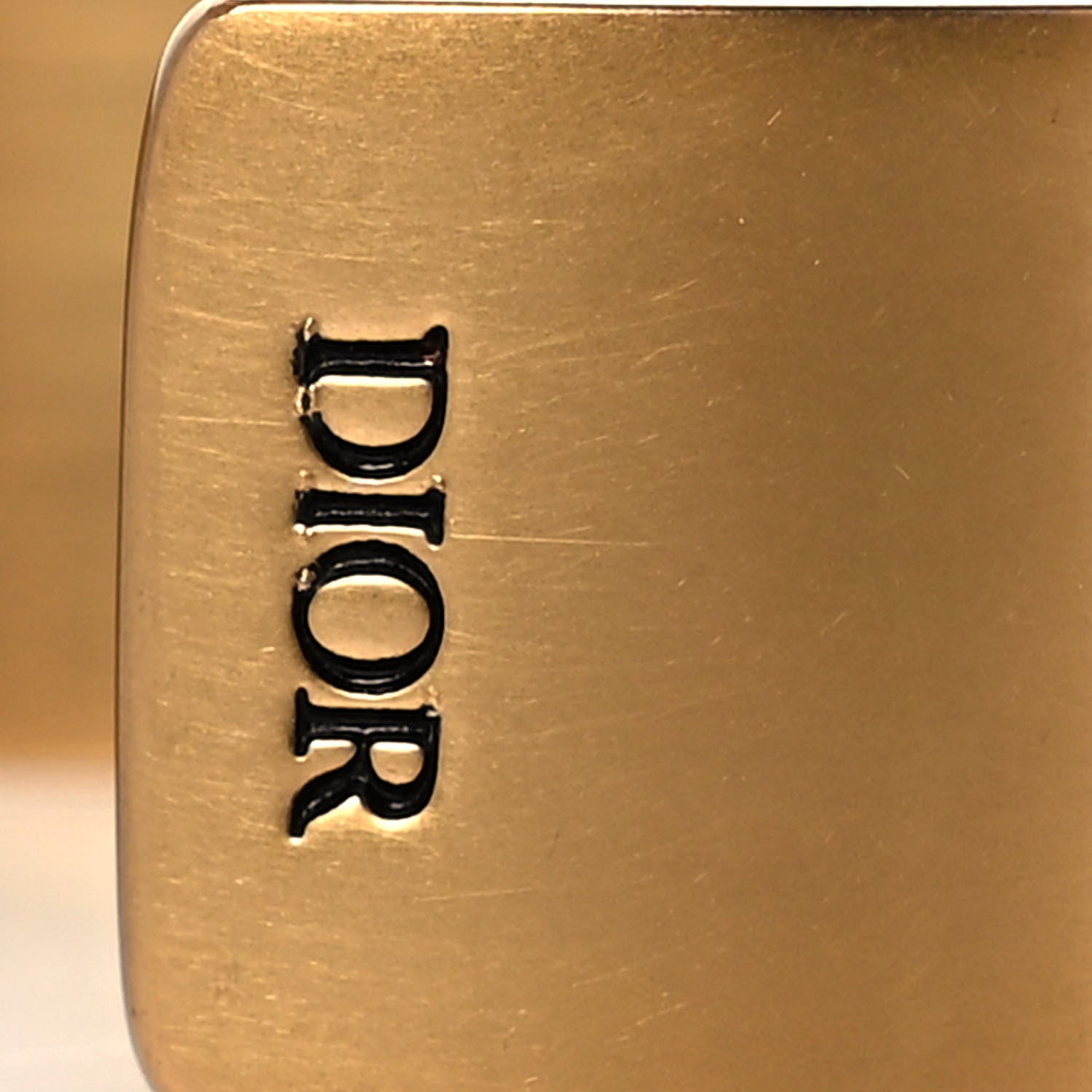 Christian Dior Metal 30 Montaigne Cuff Bracelet Gold 4 of 4