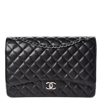 Chanel Caviar Quilted Maxi Double Flap Black 1 of 12