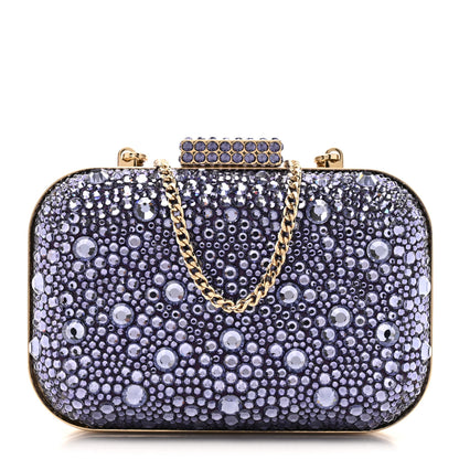 Jimmy Choo Crystal Micro Cloud Clutch Purple 1 of 9