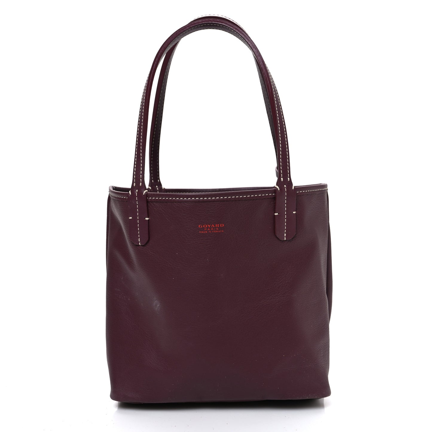 Goyardine Reversible Mini Anjou Burgundy