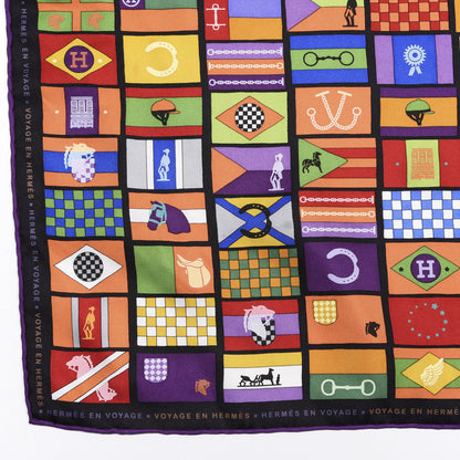 Hermes Silk en Voyage Stole Scarf 90 2 of 3
