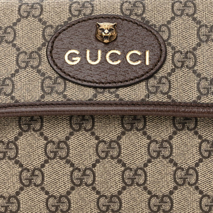 Gucci GG Supreme Monogram Neo Vintage Web Belt Bag Brown 8 of 10